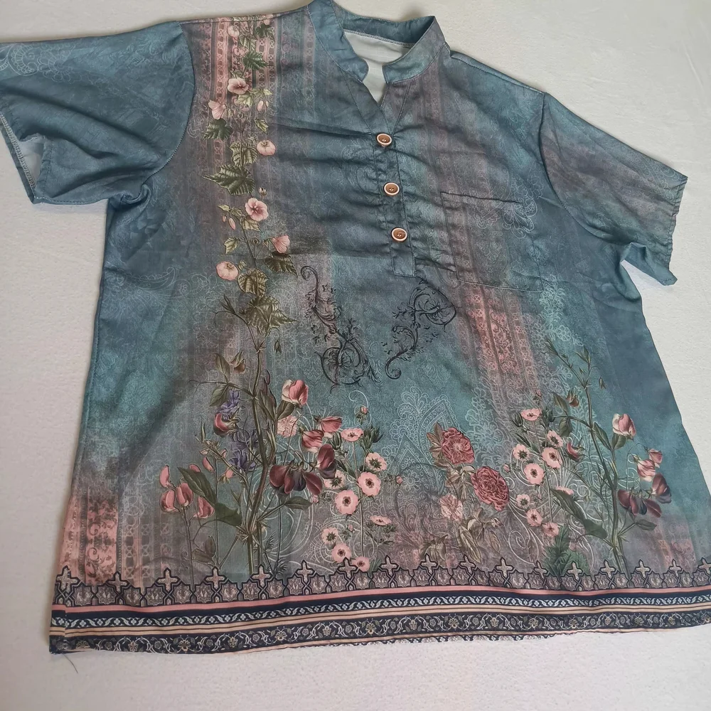 Matching Shirt Set- Women Sz M Men Sz XXL Floral Print